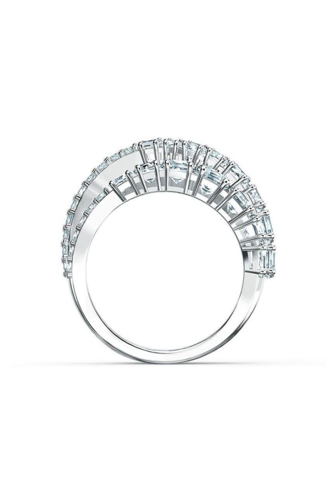 Swarovski - Перстень TWIST колір срібний (1247130) фото 3