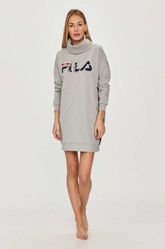 Fila - Піжамна кофта колір сірий фото 2