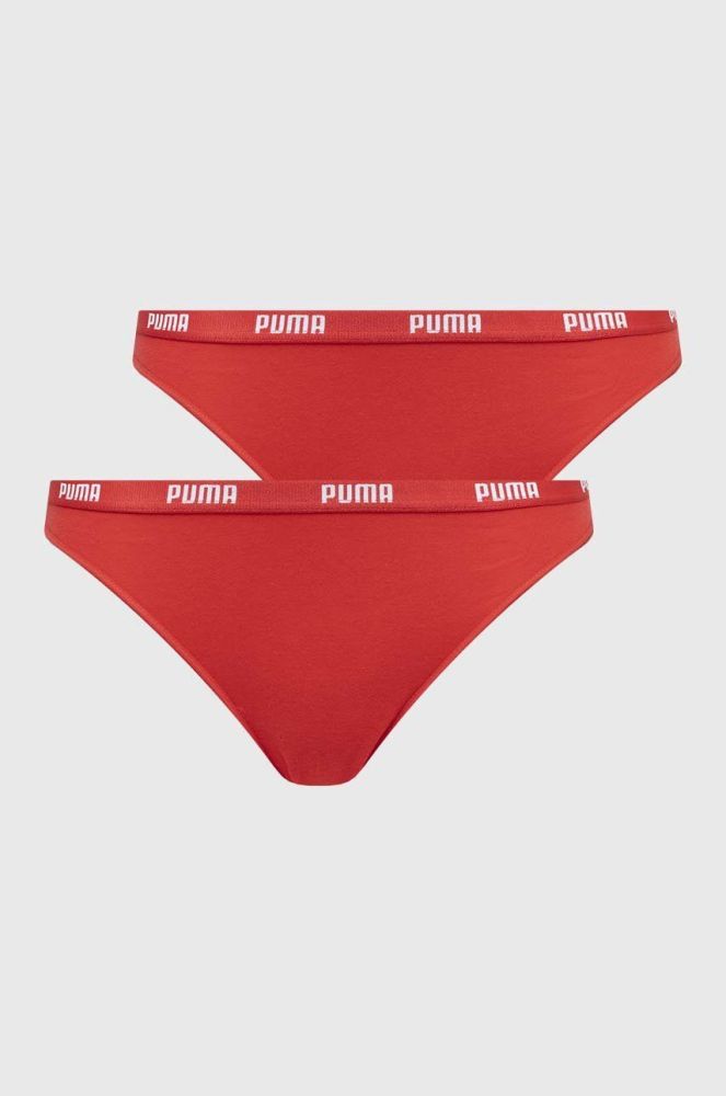 Труси Puma 2-pack колір червоний (3653230)