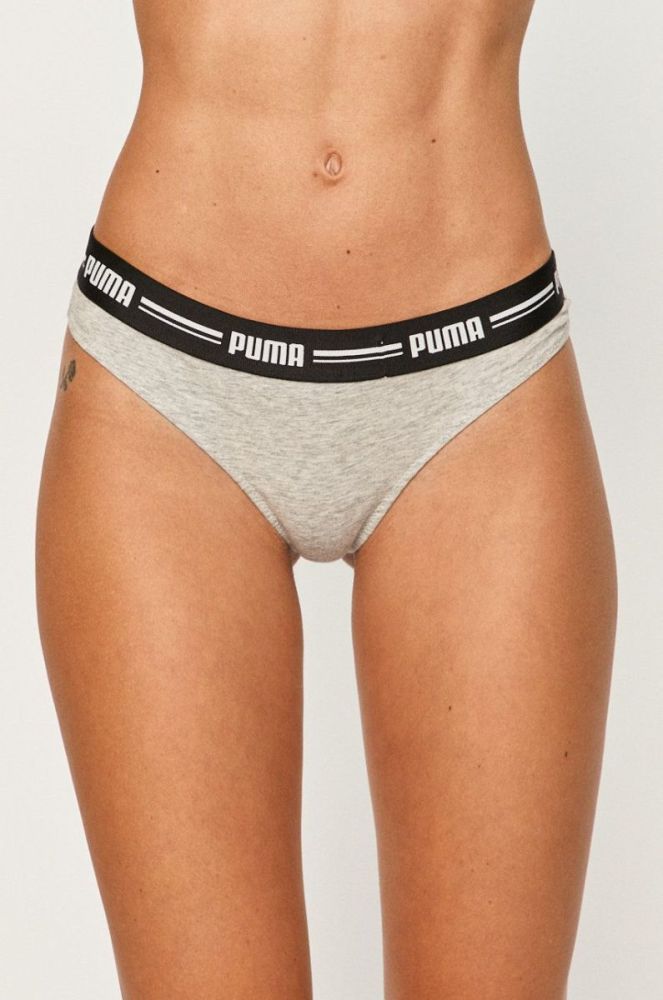 Стринги Puma 907854 (2-pack) колір сірий фото 2