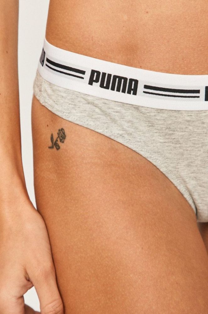 Стринги Puma 907854 (2-pack) колір сірий фото 5
