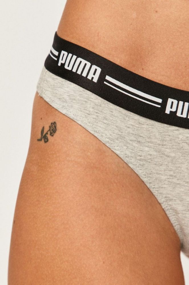 Стринги Puma 907854 (2-pack) колір сірий фото 6
