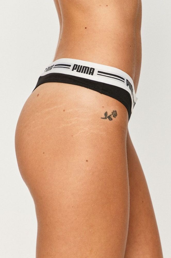 Стринги Puma 907854 (2-pack) колір чорний фото 6