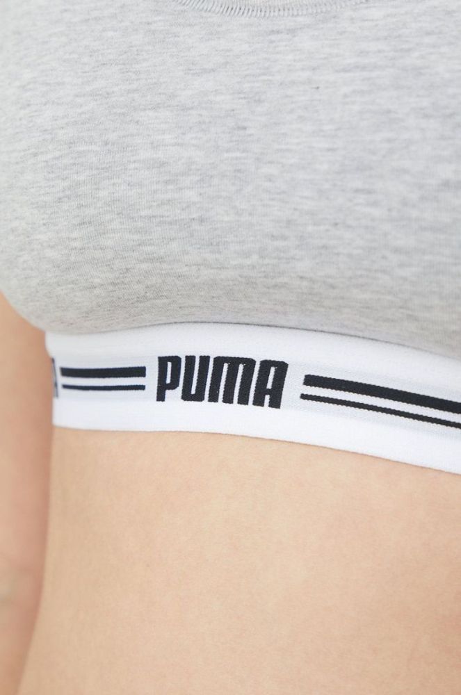 Бюстгальтер Puma 907862 колір сірий меланж фото 3