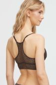 Бюстгальтер Dkny колір коричневий мереживо однотонний (3321571)