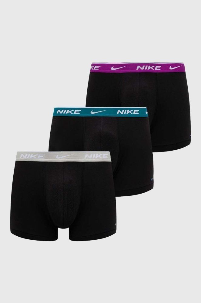 Боксери Nike (3-pack) чоловічі колір сірий (2562725)