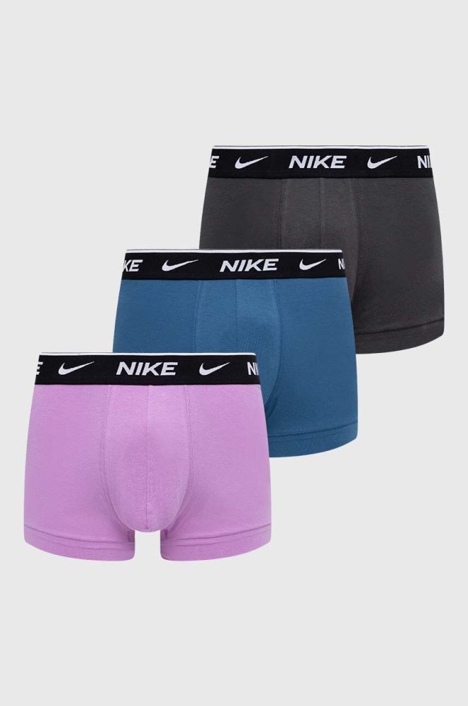 Боксери Nike 3-pack чоловічі колір рожевий (3435802)