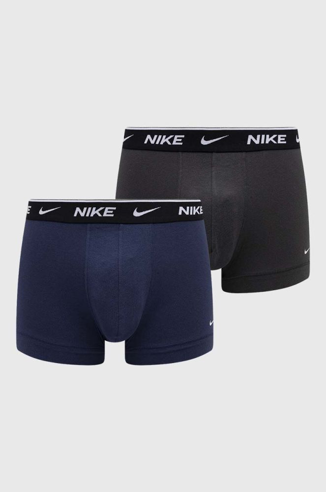 Боксери Nike 2-pack чоловічі колір сірий