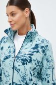 Спортивна кофта Columbia Fast Trek Printed колір бірюзовий візерунок