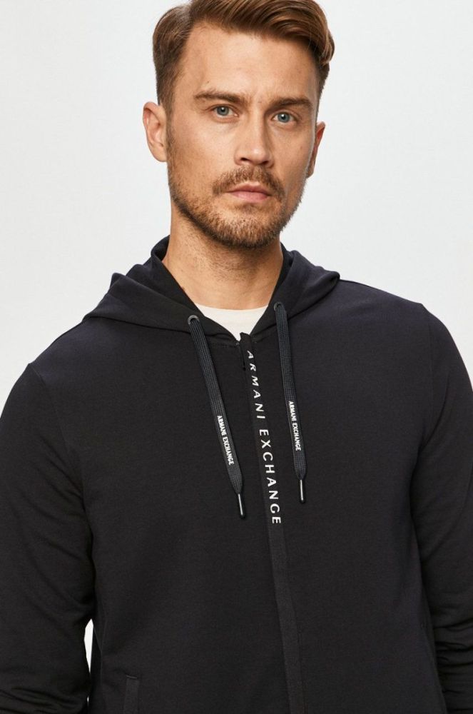Armani Exchange - Кофта колір темно-синій (641472) фото 4