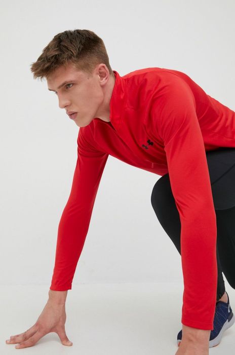 Лонгслів Under Armour 1328495.602 чоловічий колір червоний однотонний