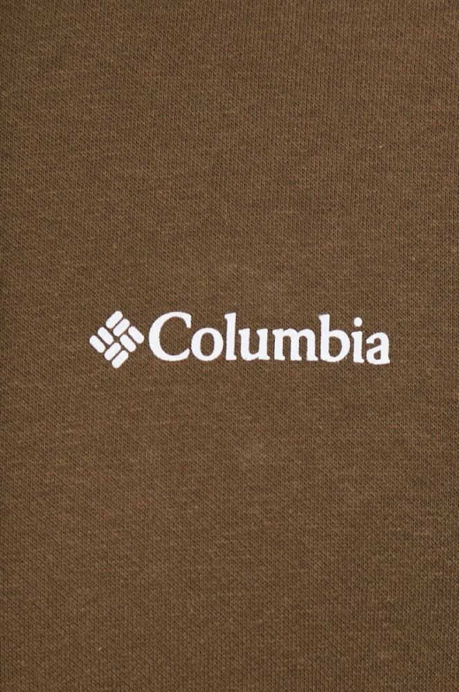 Кофта Columbia чоловіча колір зелений з принтом (2522096) фото 5