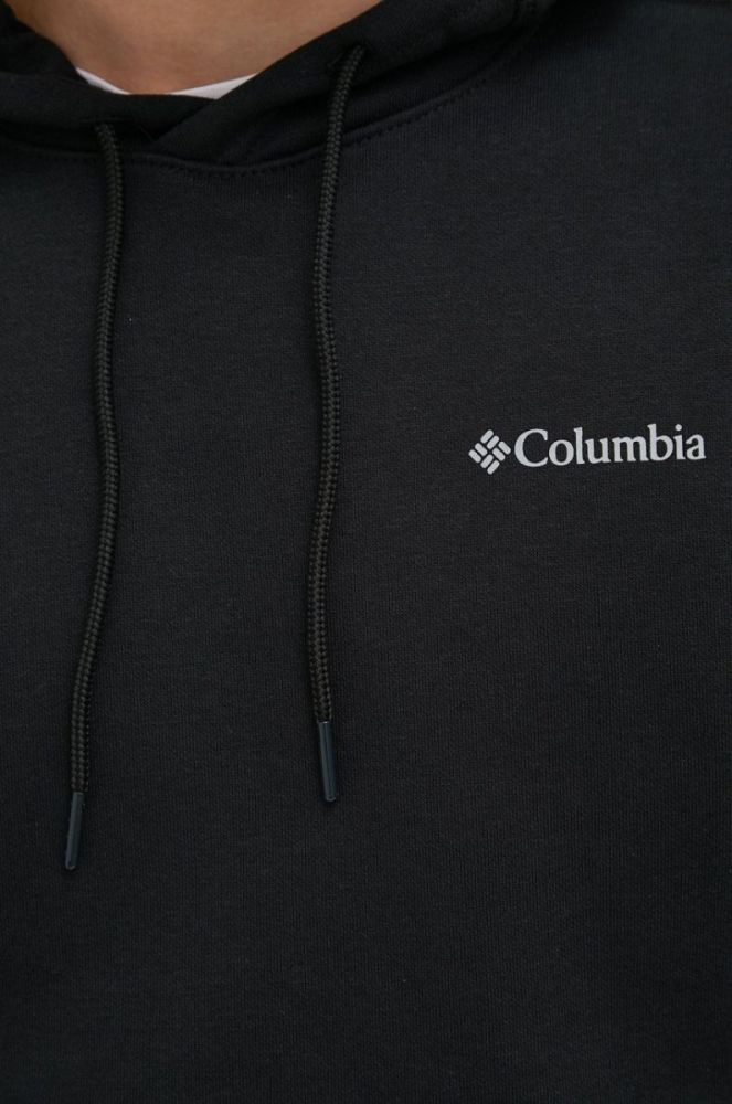 Кофта Columbia чоловіча колір чорний з принтом (2522080) фото 5