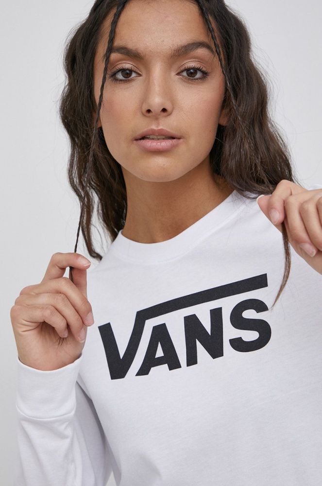 Vans - Лонгслів колір білий (738681)