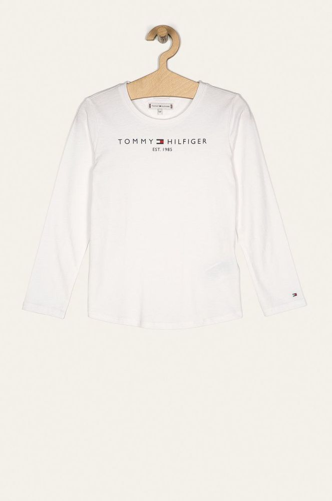 Tommy Hilfiger - Дитячий лонгслів 128-176 cm колір білий (750231)