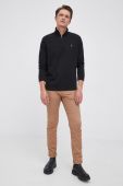 Бавовняний светер Polo Ralph Lauren чоловіча колір чорний