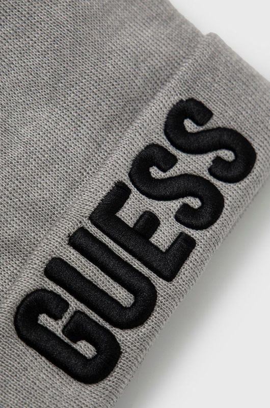 Guess Jeans - Дитяча шапка колір сірий (1860808) фото 2