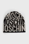 Вовняна шапка Moschino колір чорний вовна (2566889) Вовняна шапка Moschino колір чорний вовна (2566889)