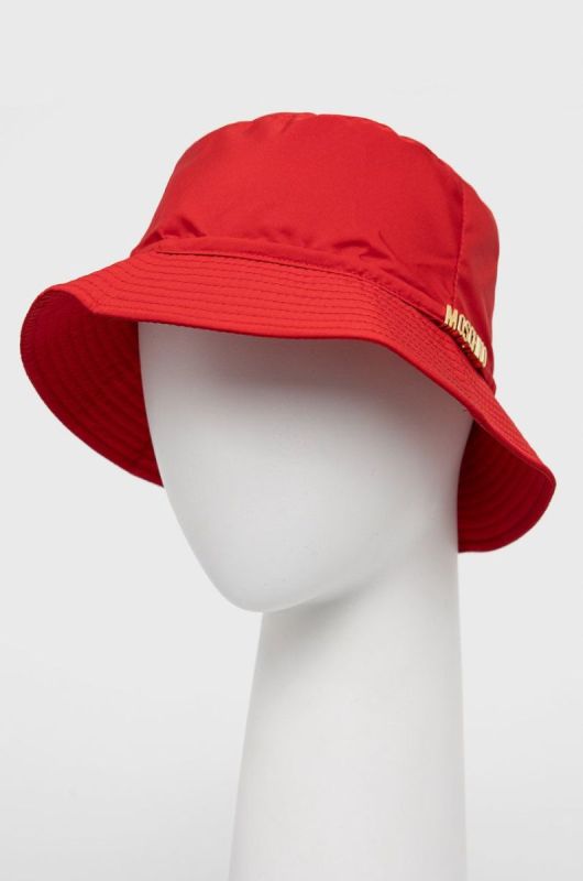 Капелюх Moschino колір червоний