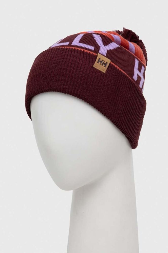 Шапка Helly Hansen Ridgeline колір червоний фото 2