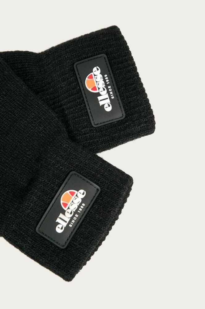 Ellesse - Шапка і рукавички колір чорний фото 6