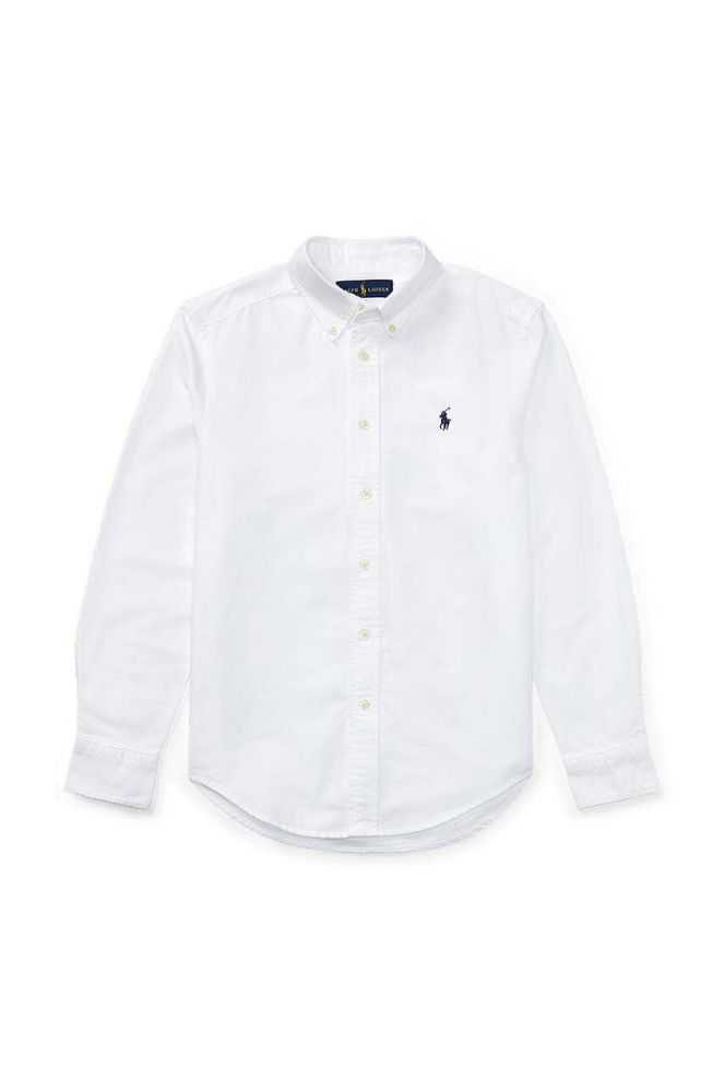 Polo Ralph Lauren - Дитяча бавовняна сорочка 134-176 cm колір білий