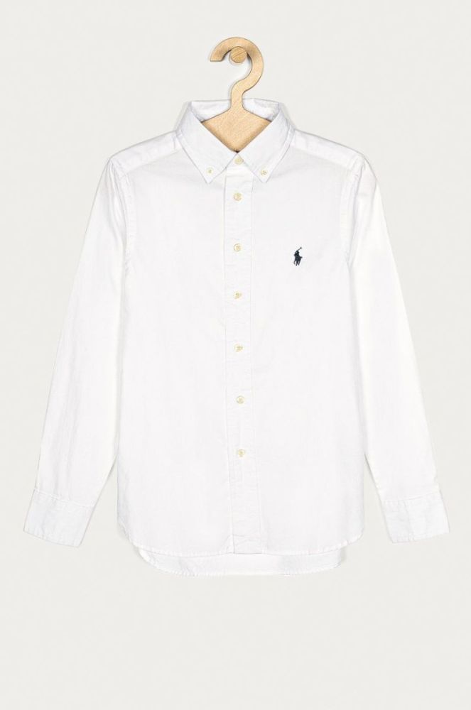 Polo Ralph Lauren - Дитяча бавовняна сорочка 134-176 cm колір білий фото 2