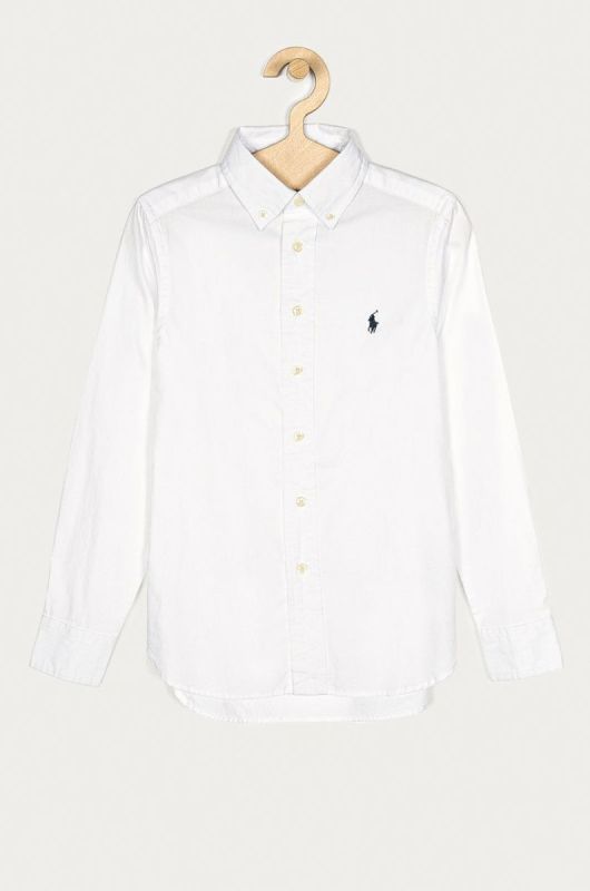 Polo Ralph Lauren - Дитяча бавовняна сорочка 134-176 cm колір білий фото 2