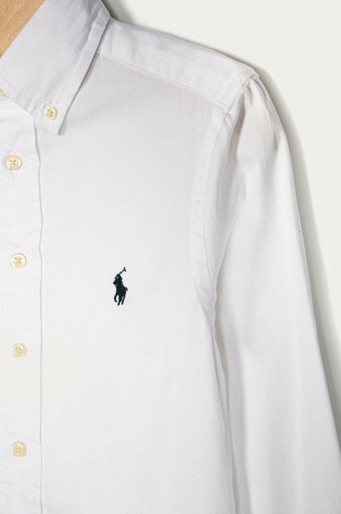 Polo Ralph Lauren - Дитяча бавовняна сорочка 134-176 cm колір білий фото 5