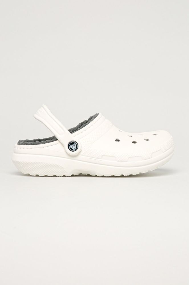 Crocs  Шльопанці Classic Lined Clog 203591 колір білий