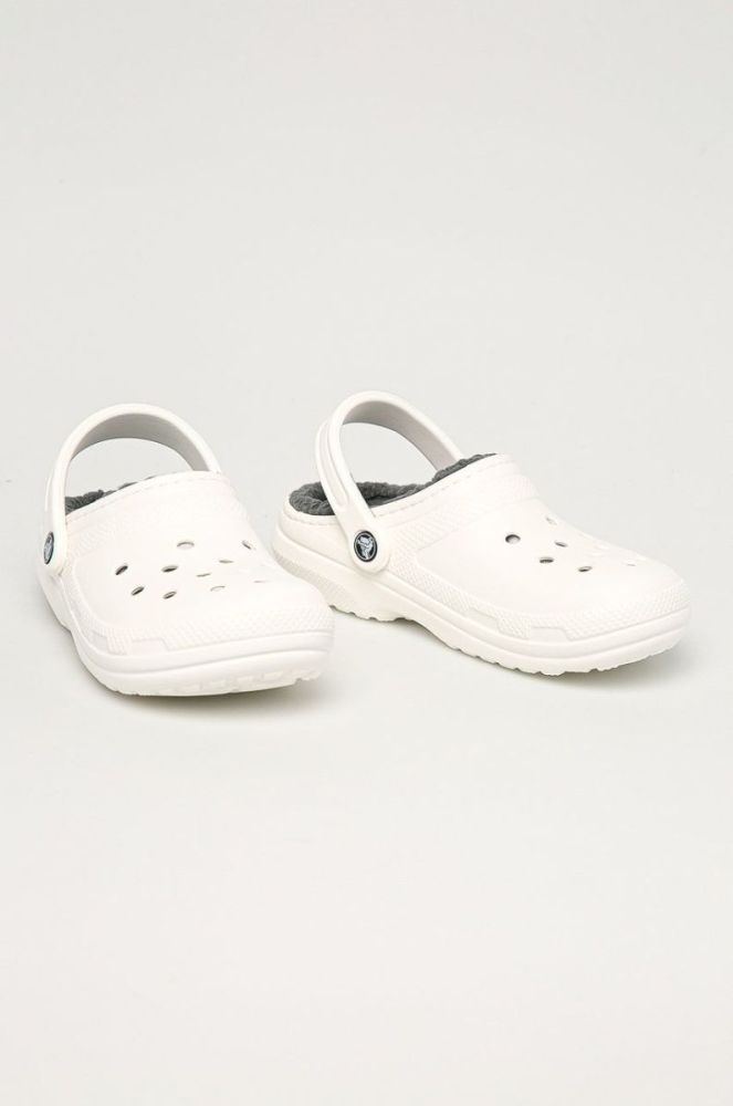 Crocs  Шльопанці Classic Lined Clog 203591 колір білий фото 2
