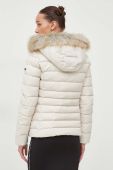 Пухова куртка Tommy Jeans жіноча колір бежевий зимова (3499730)