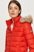 Tommy Jeans - Пухова куртка колір червоний (609467)