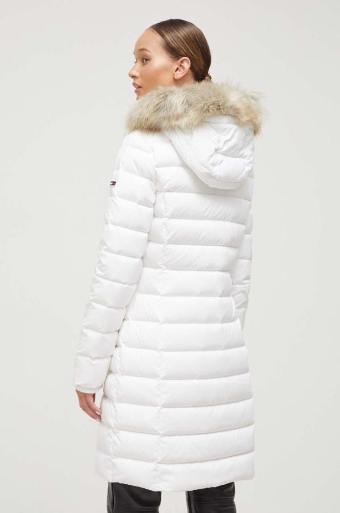 Пухова куртка Tommy Jeans жіноча колір білий зимова (3480942) фото 3