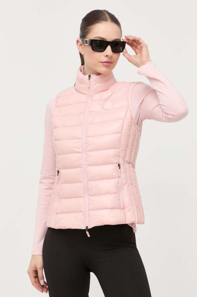 Armani Exchange Пухова безрукавка колір рожевий (3348312) фото 4