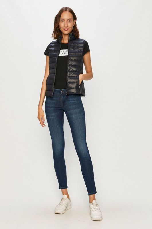 Armani Exchange Пухова безрукавка колір темно-синій (643911) фото 2
