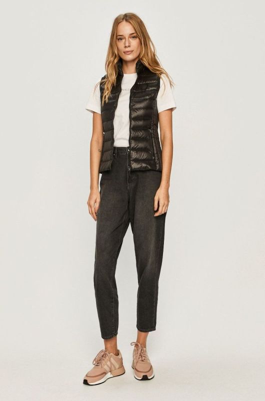 Armani Exchange - Пухова безрукавка колір чорний фото 2