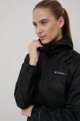 Дощовик Columbia Ulica Jacket жіноча колір чорний перехідна 1718001-031