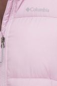Куртка Columbia жіноча колір рожевий зимова 1864781-673