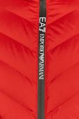 Пухова куртка EA7 Emporio Armani чоловіча колір червоний зимова