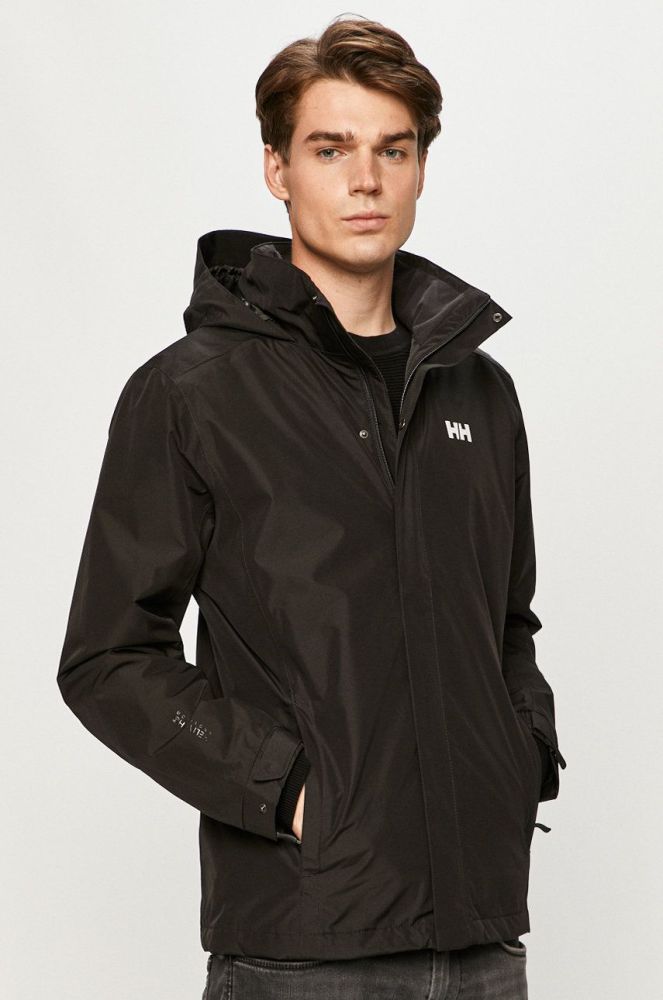 Куртка Helly Hansen чоловіча колір чорний перехідна 53117-990 (644107)