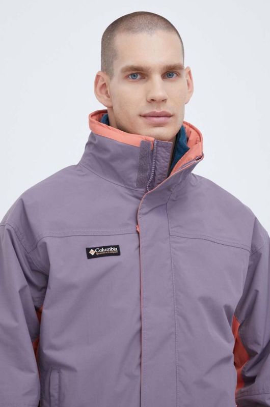 Куртка outdoor Columbia колір фіолетовий перехідна фото 2