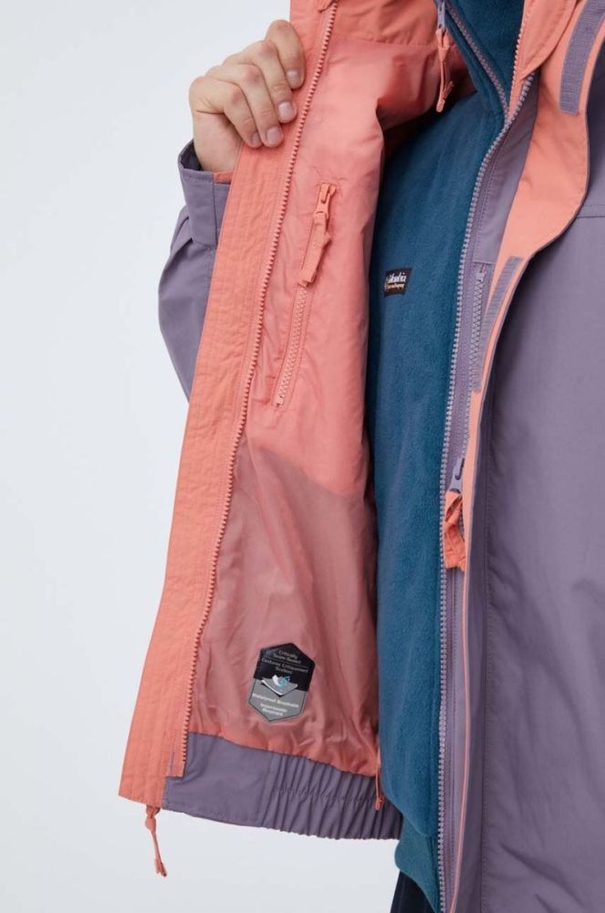 Куртка outdoor Columbia колір фіолетовий перехідна фото 7