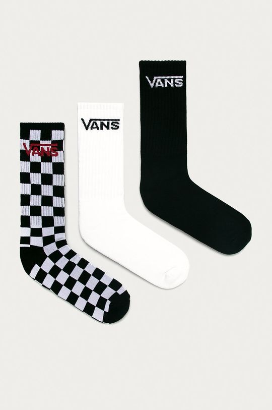 Vans - Шкарпетки (3-pack) VN000XSE95Y1-BLK/CHEC колір чорний