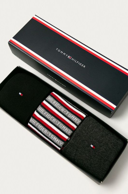 Tommy Hilfiger - Шкарпетки (3-pack) колір чорний фото 2