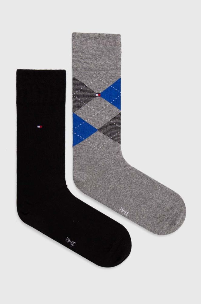 Шкарпетки Tommy Hilfiger 2-pack чоловічі колір блакитний (3514484)