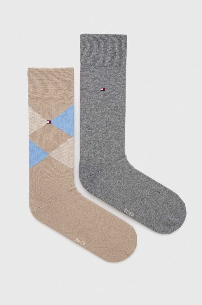 Шкарпетки Tommy Hilfiger 2-pack чоловічі колір синій (2999134)