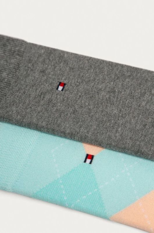 Шкарпетки Tommy Hilfiger 2-pack чоловічі колір бірюзовий фото 2