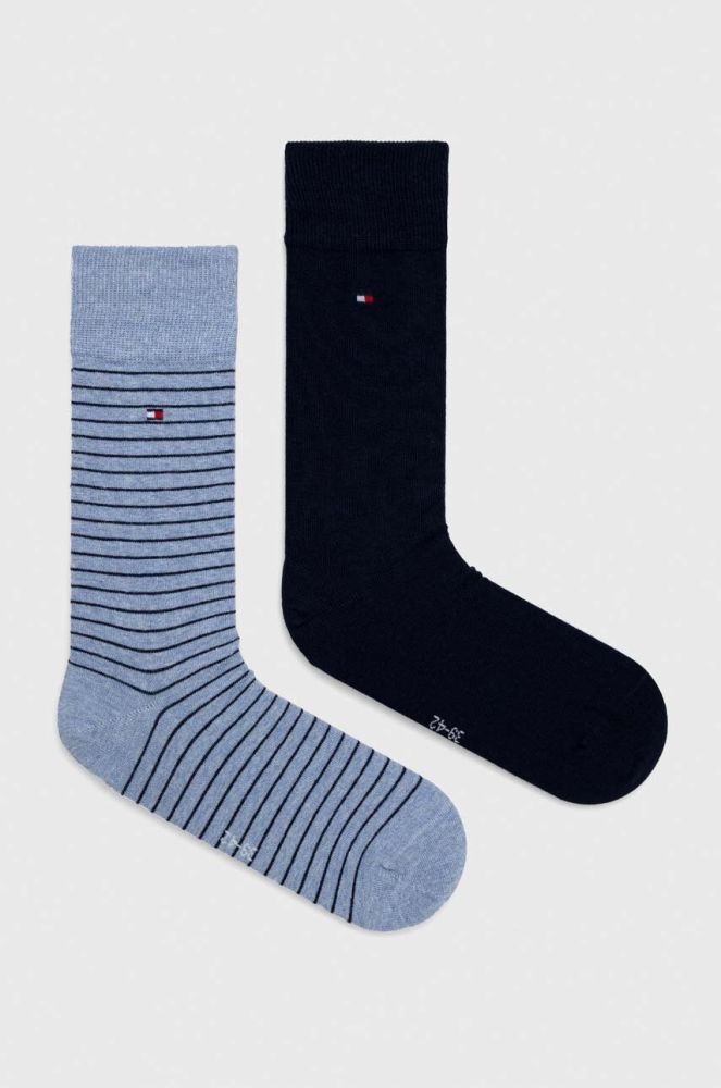 Шкарпетки Tommy Hilfiger 2-pack чоловічі колір синій (2999136)