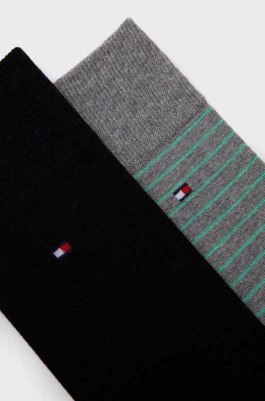 Шкарпетки Tommy Hilfiger (2-pack) чоловічі колір чорний (2104043) фото 2
